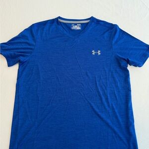 Under Armour Men's Royal Blue V-Neck Tee